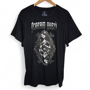 Disney Nightmare Before Christmas Scream Queen Shirt Tim Burton Animation XXL